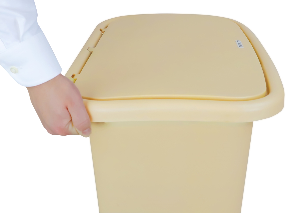 Picture of Cardinal Scales WM-18BEG Waste Mate Plastic Waste Receptacle - 18 gal - Beige