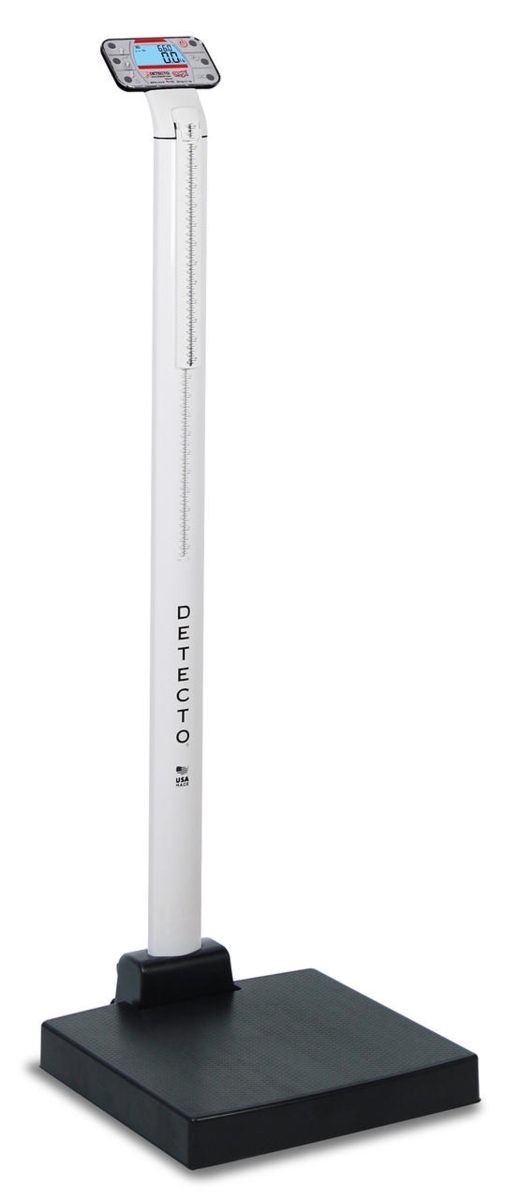 APEXH-AC 600 x 0.2 lbs Digital Physician Scale with Mechanical Height Rod