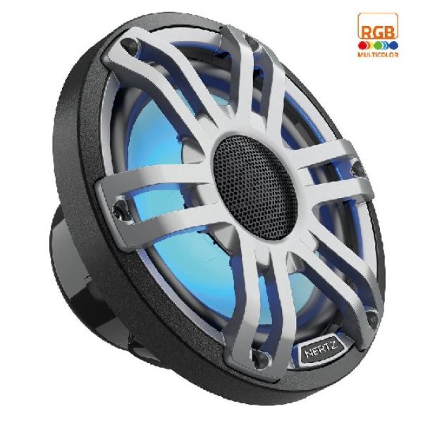 Picture of Hertz Audio HERHMX-6.5-S-LD-G 6.5 in. 4 ohm Sports Coax RGB LED Speaker Set