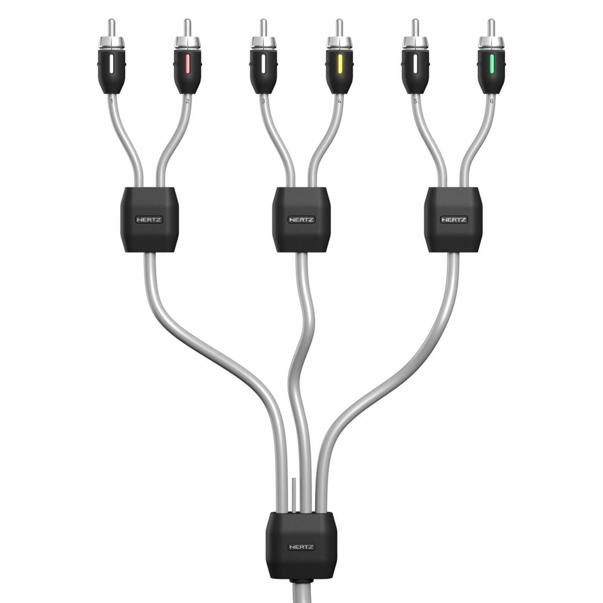 Picture of Hertz Audio HERHMLC6-3 3 ft. 6 Channel Stereo RCA Cable