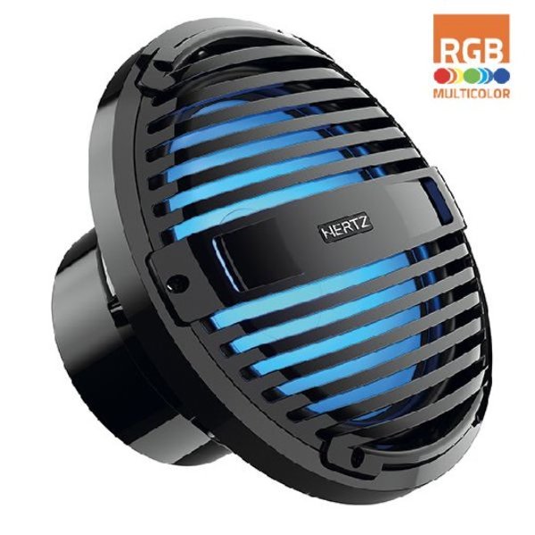 Picture of Hertz Audio HERHMS-12-B4-LD-C 12 in. 4 ohm Marine Infinite Baffle Subwoofer - Black