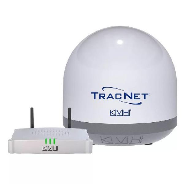 Picture of KVH KVH01-0465 TracNet Coastal Pro 5G-LTE-Wi-Fi System Ultra-Compact Antenna with Hybrid DC-Powered Hub