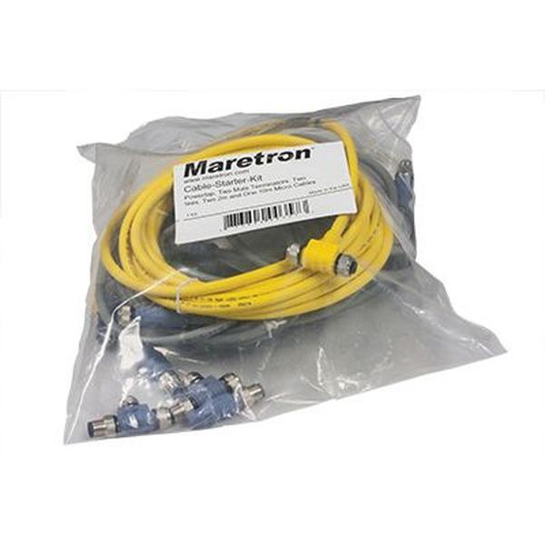 Picture of Maretron MAR-CABLE-STARTERKIT Cable Starter Kit - Includes PowerTap&#44; 2 Male Terminators&#44; 2 Tees&#44; 2 x 2 m Micro Cables & 1 x 10 m Micro Cable