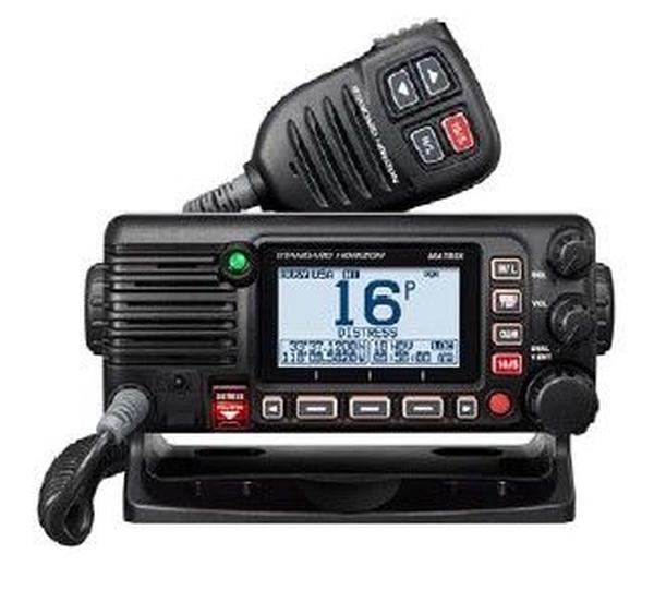 Picture of Standard STAMATRIX-GX2410GPS Horizon Matrix 25W Marine VHF Transceiver - Built-in GPS&#44; AIS Receiver&#44; NMEA 2000&#44; 30W Hailer