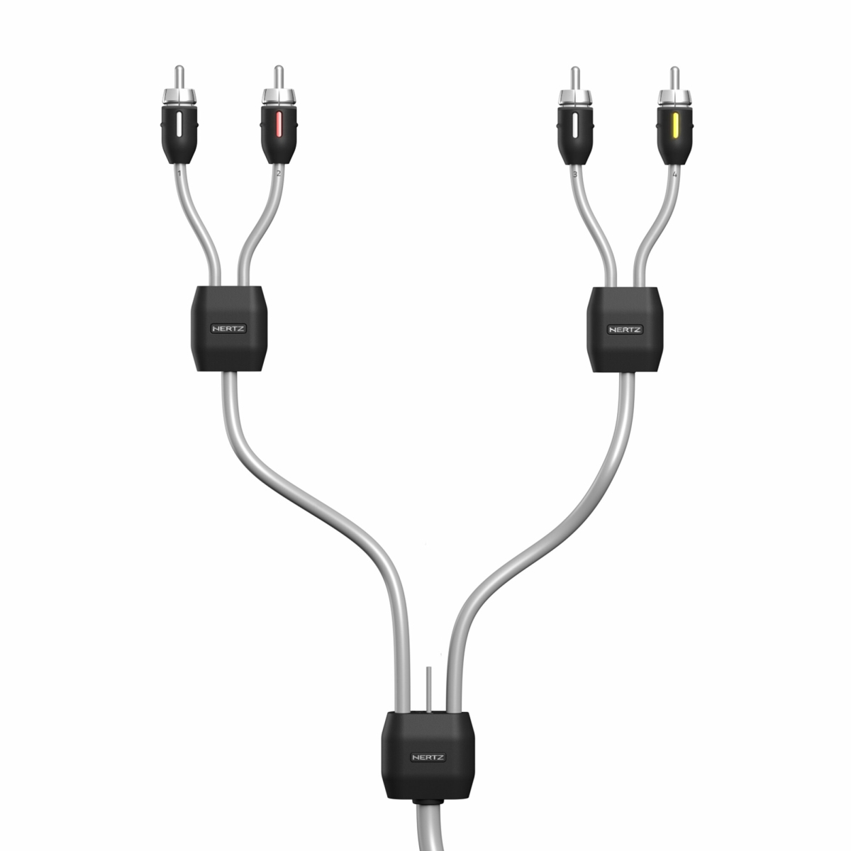 Picture of Hertz Audio HERHMLC4-3 3 ft. 4 Channel Stereo RCA Cable