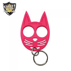 SWMKKCHP 3.25 x 2.25 in. My Kitty Self-Defense Keychain, Hot Pink