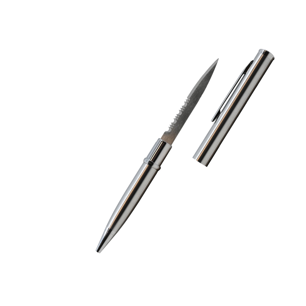 Products Y9309B 2 in. Serrated Pen Knife, Silver