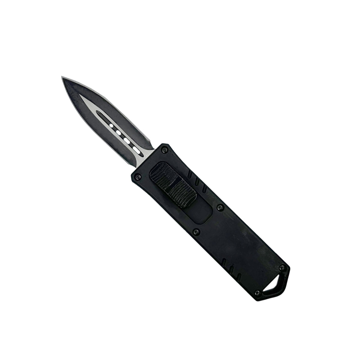 Products 236BK 4.5 in. Dagger Blade OTF & Belt Clip Knife, Black