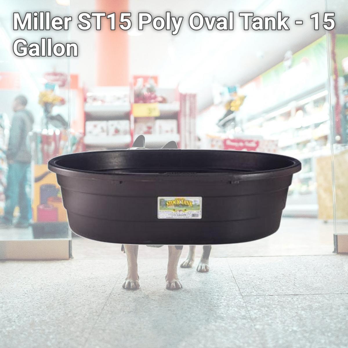 Picture of Miller ST15 Poly Oval Tank - 15 Gallon