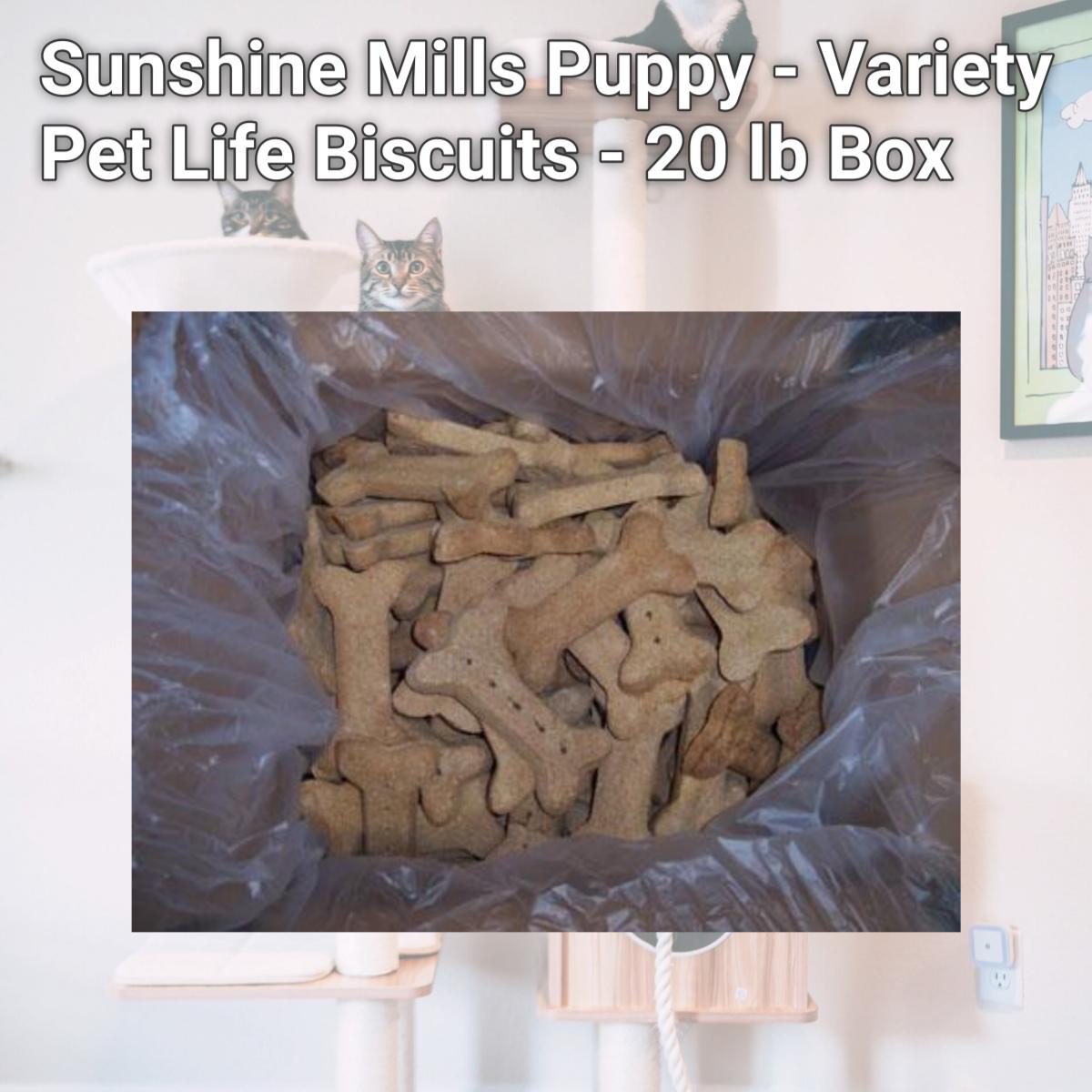 Picture of Sunshine Mills Puppy - Variety Pet Life Biscuits - 20 lb Box