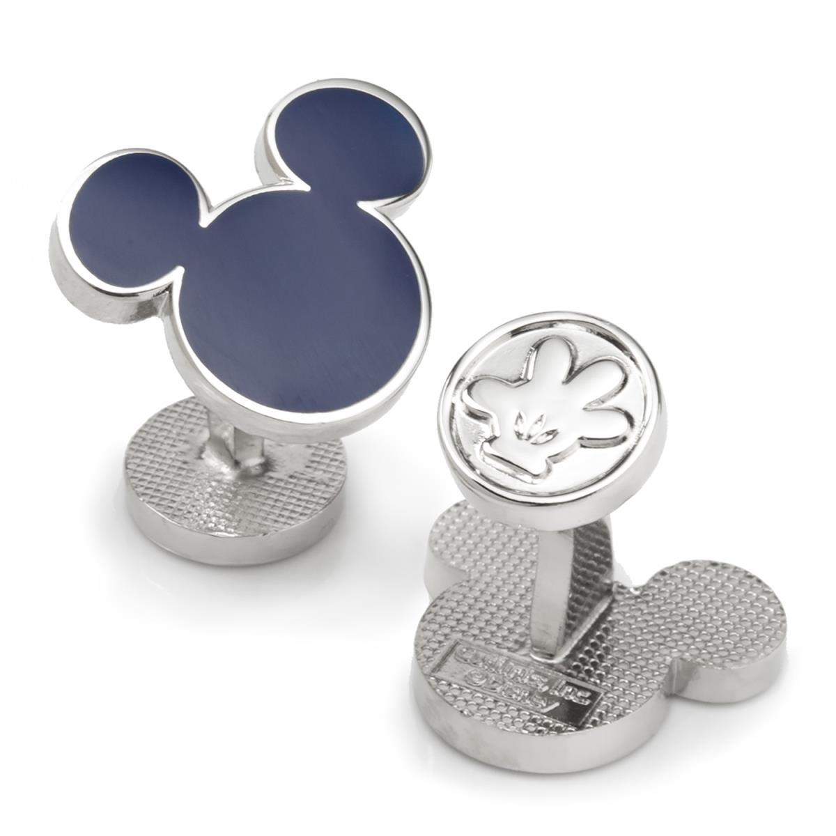 Picture of Disney DN-MSB-SL Mickey Mouse Silhouette Cufflinks&#44; Blue