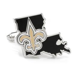 Picture of NFL PD-SNOS-SL New Orleans Saints State Shaped Cufflinks