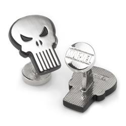Picture of Marvel MV-PNSH-SL The Punisher Cufflinks&#44; Silver