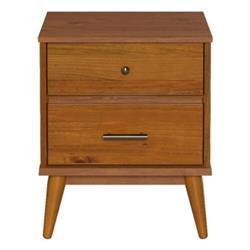 MDN209 Mid-Century Night Stand - Castanho
