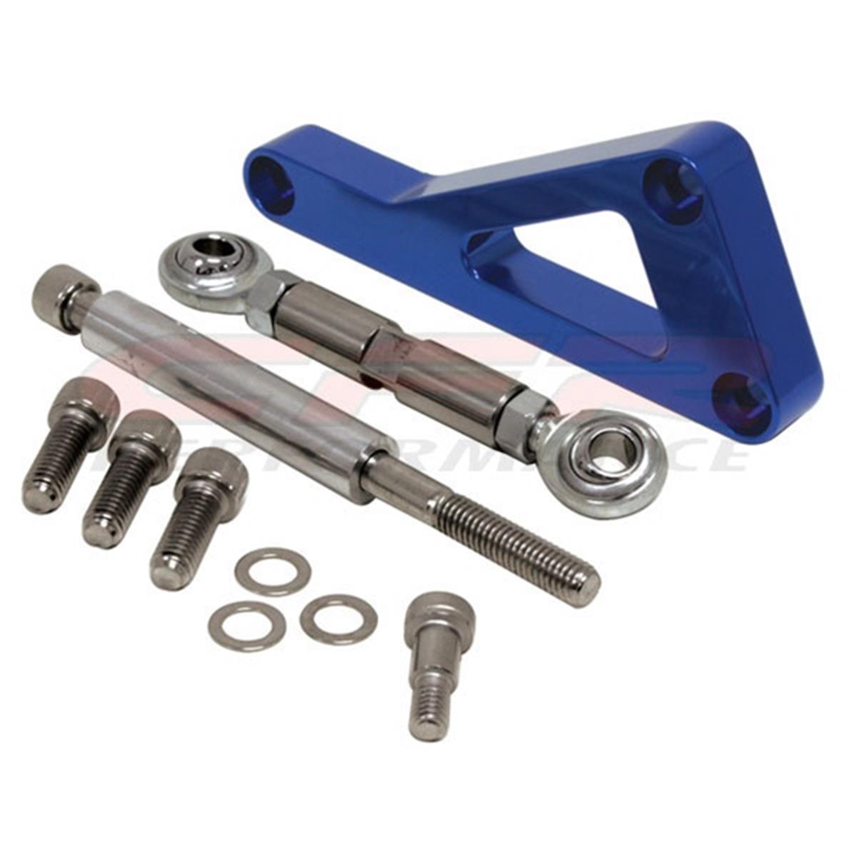 Picture of CFR HZ-4304-PBL Chevy Small Block Alternator Bracket Set LWP - Blue