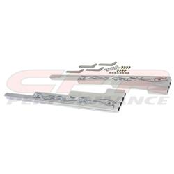Picture of CFR HZ-6061-2-POL 9.5 mm Flamed Polished Billet Aluminum Wire Loom Set - Chevy&#44; Ford & Mopar