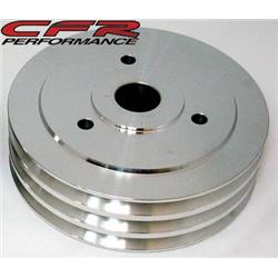 CFR HZ-8848-POL 1955 - 72 Chevy & Gm Aluminum Key-Way Power Steering Pump Pulley - Polished -  CFR Performance, HZ-8849-M