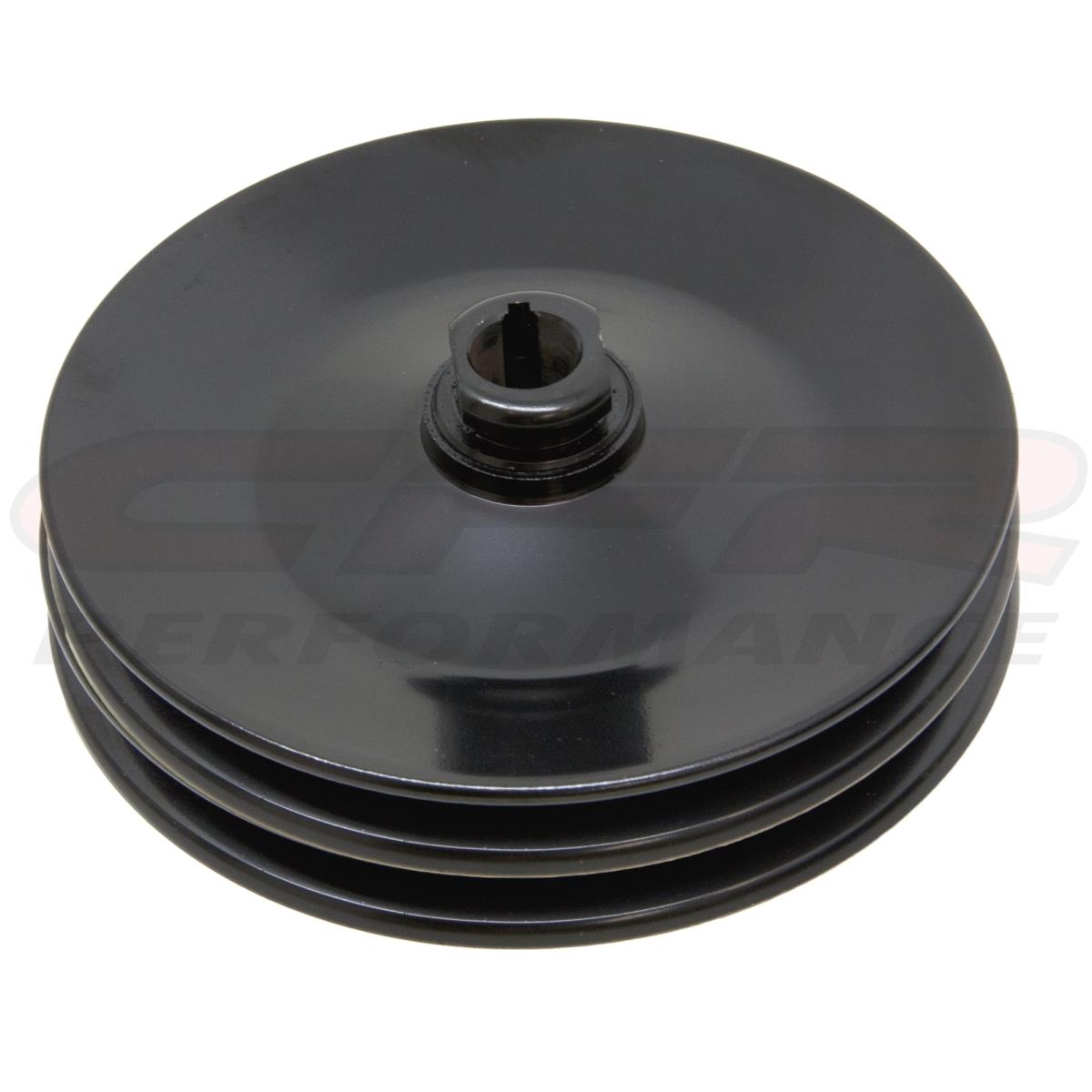 CFR HZ-8949-C Steel Chevy Gm Key Way Power Steering Pump Pulley 2 Groove - Chrome -  CFR Performance, CF677173