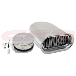 CFR HZ-8002-PBK Single 4 Barrel Scoop44; Hilborn Style44; Smooth - Black