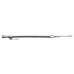 Stainless Braided Chevy LS Truck Billet Handle Flexible Dipstick