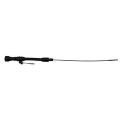 Stainless Billet Handle Flexible Dipstick - Black for Braided 1957-79 Chevy SB