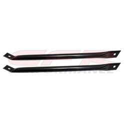 HZ-9175-PBK Black Radiator Support Bars for 1967-69 Camaro & Firebird