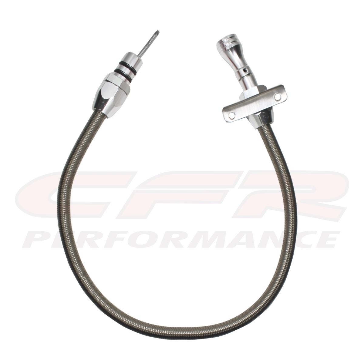 CFR CFR-3008 700R4 Chevy & Gm Firewall Flexible Transmission Dipstick Deep Sump