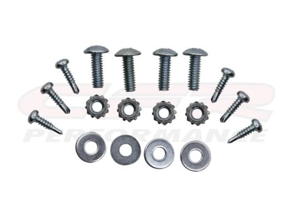 HZ-140 Electric Fan & Fan Shroud Mounting Bolts Kit Hardware, Silver