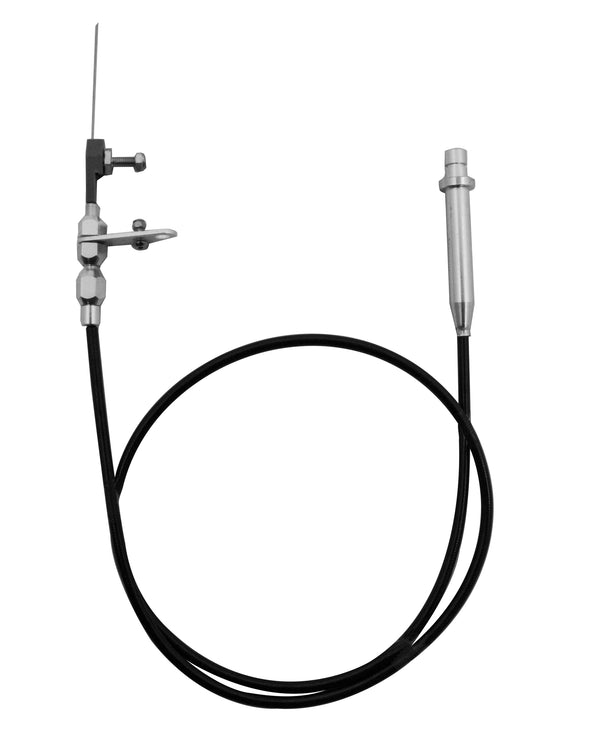 HZ-2003-PBK Polyethylene Chevy GM Turbo TH-350 Transmission Kickdown Cable Kit, Black