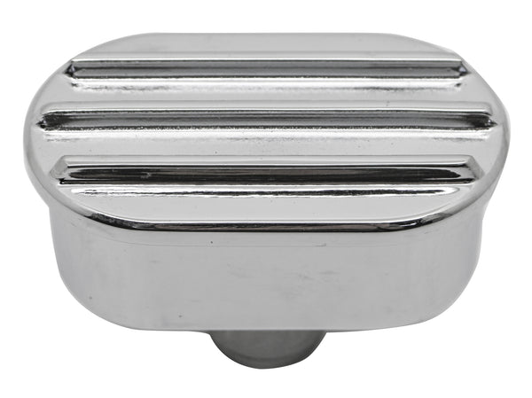 HZ-6119-C Aluminum Breather Finned, Chrome