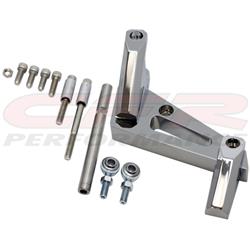 CFR HZ-6405-POL Small Block Chevy Billet Aluminum Alternator Bracket Short Water Pump - Polished