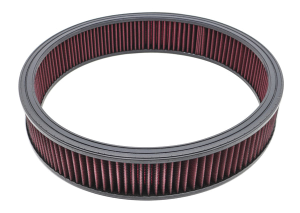 HZ-3163-RED-W Gauze 16 x 3 in. Universal Round Washable Air Cleaner Filter, Red