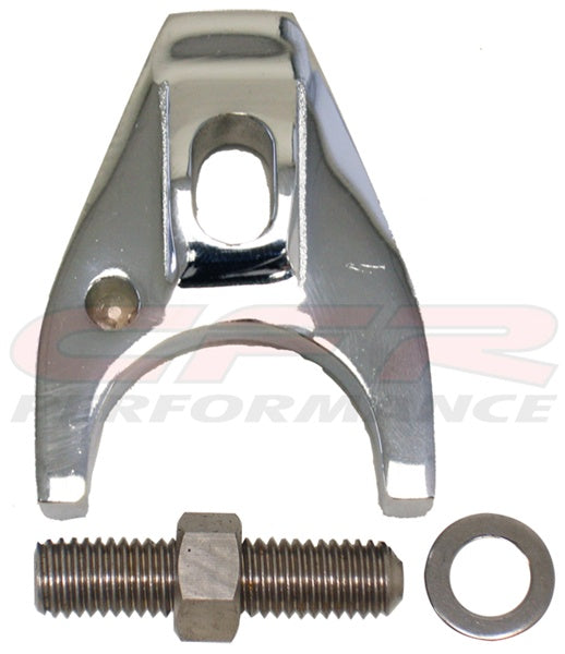 HZ-1091-C Billet Aluminum Distributor Hold Down Clamp with Bolt, Chrome