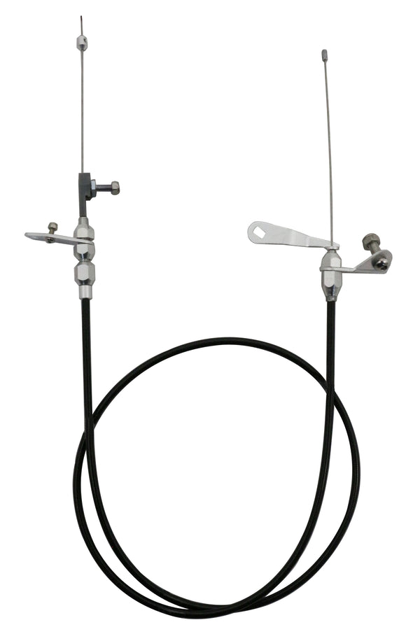HZ-2012-PBK Polyethylene Ford C6 Transmission Kickdown Cable Kit, Black