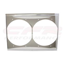 Picture of CFR HZ-1009C-31-1 25.62 x 25.62 Radiator Chrome Fan Shroud Tri-Uni-Fits 31X19 in. CFR Ultracool Radiators
