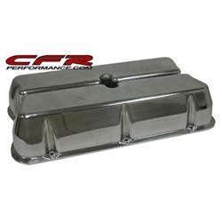 Picture of CFR HZ-6728-H-POL 1962-85 Ford Small Block 289-302-351W-5.0L Tall Polished Aluminum Valve Covers without Holes - Smooth