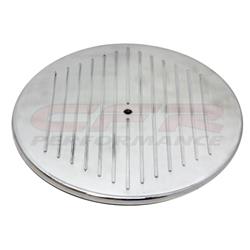 CFR HZ-6801T-1-POL 14 in. Round Polished Aluminum Air Cleaner Top Ball Milled - Chevy, Ford & Mopar -  CFR Performance