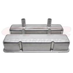 Picture of CFR HZ-8215-R Aluminum Stamped Tall Valve Covers Chevy Small Block Circle Track 283- 400 - Raw