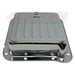 CFR  Ford C4 Steel Transmission Pan, Fill Style - Chrome