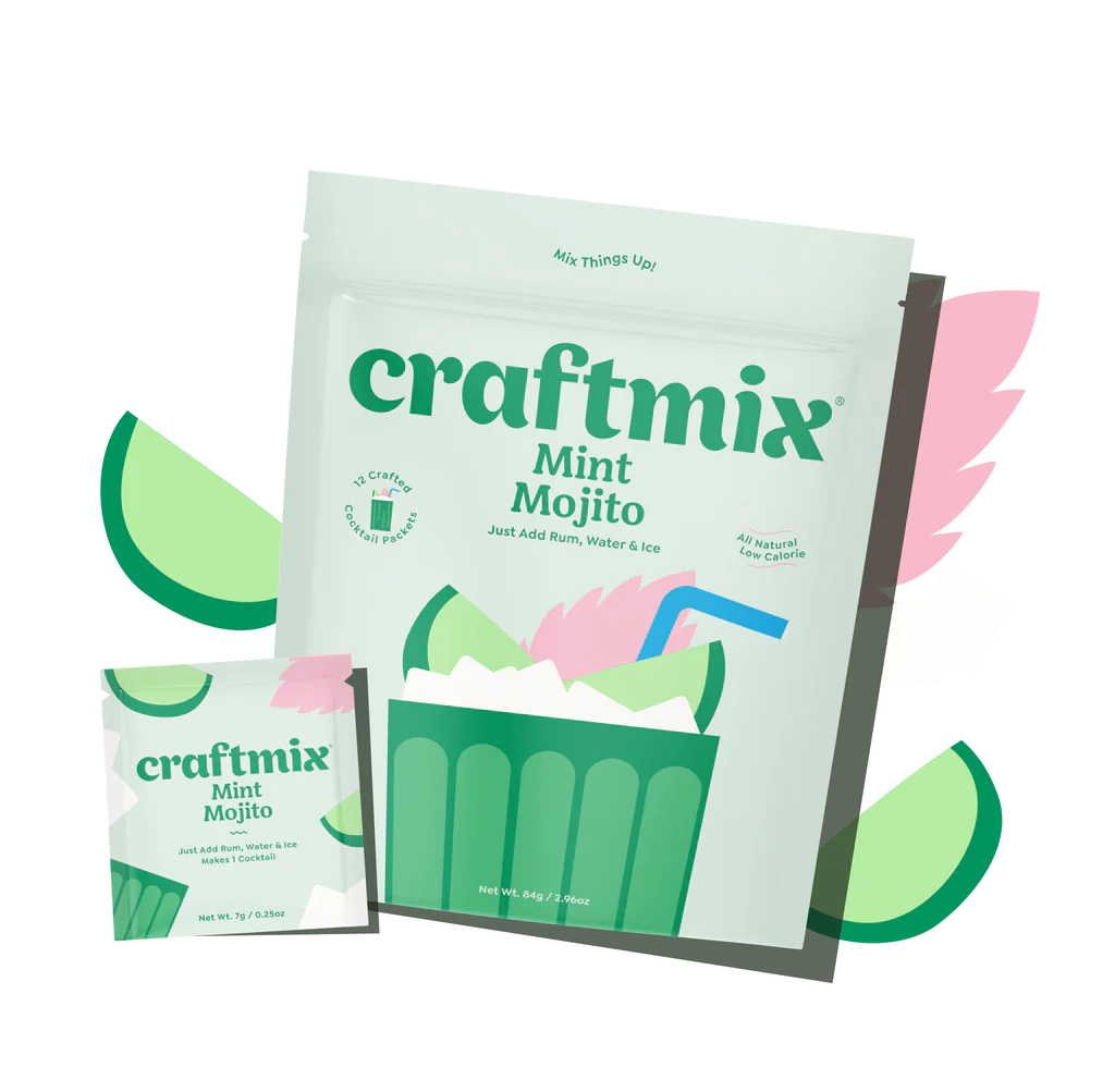 Picture of Craftmix 106IP Mint Mojito Caddy Cocktail Mixers - 24 Count