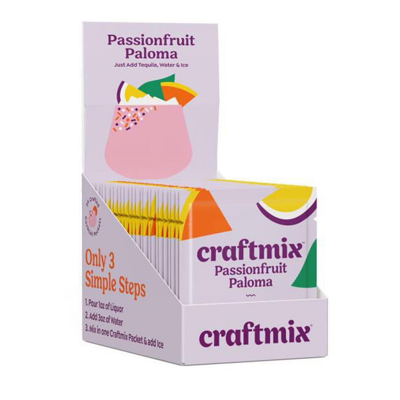 Picture of Craftmix 605 Passionfruit Paloma Cocktail Mixers - Pack of 72