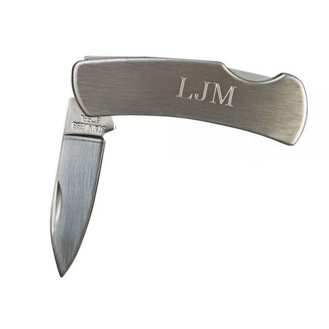 Picture of Creative Gifts International 003237 3 in. Stainless Steel Locking Pocket Knife