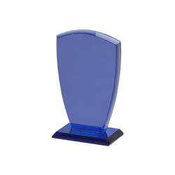Picture of Creative Gifts International 004276 6.5 in. Cobalt Shield Trophy - Small