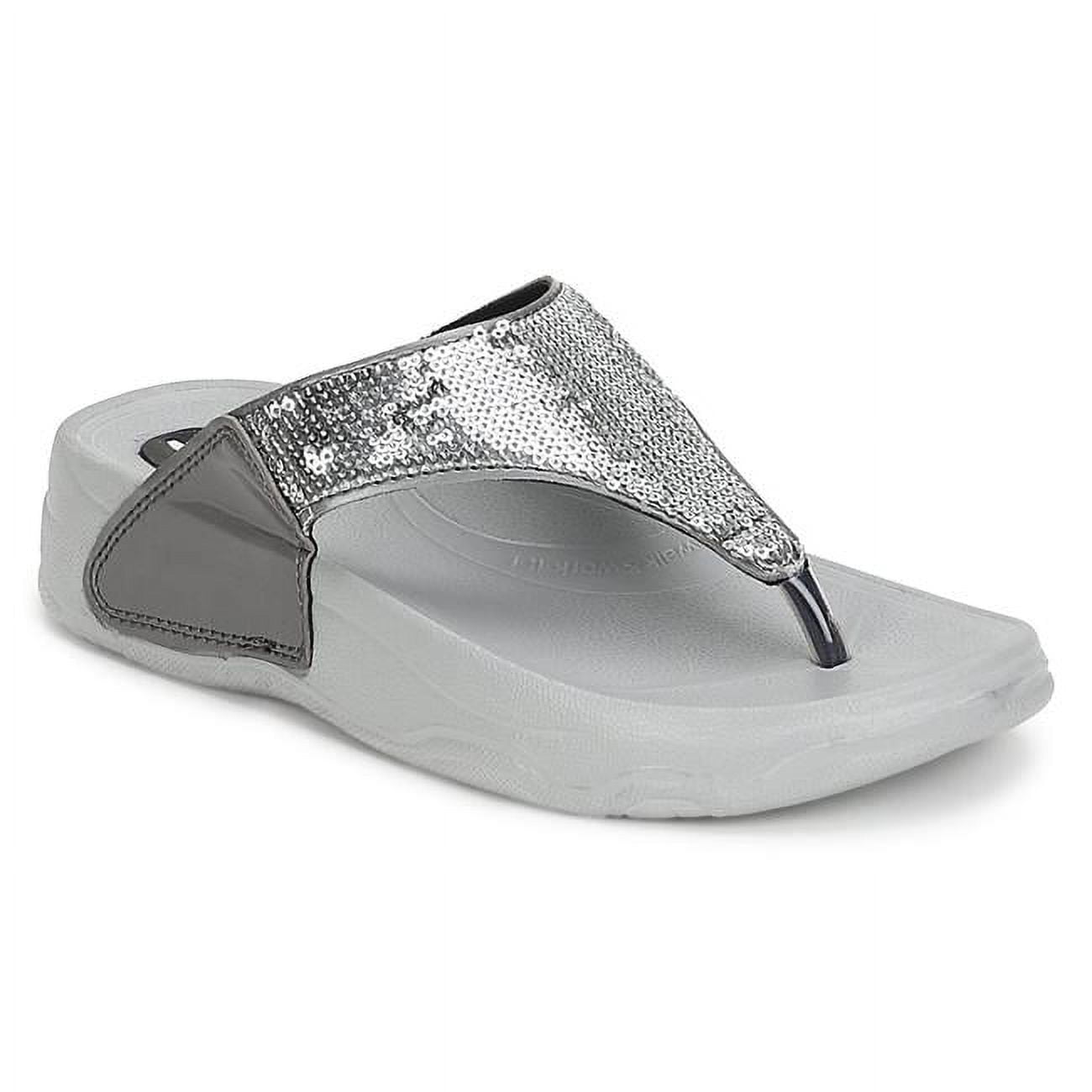 Picture of Creative Gifts International 013292 1 x 1 in. Peel & Press Flip Flop Icon&#44; Silver Plated