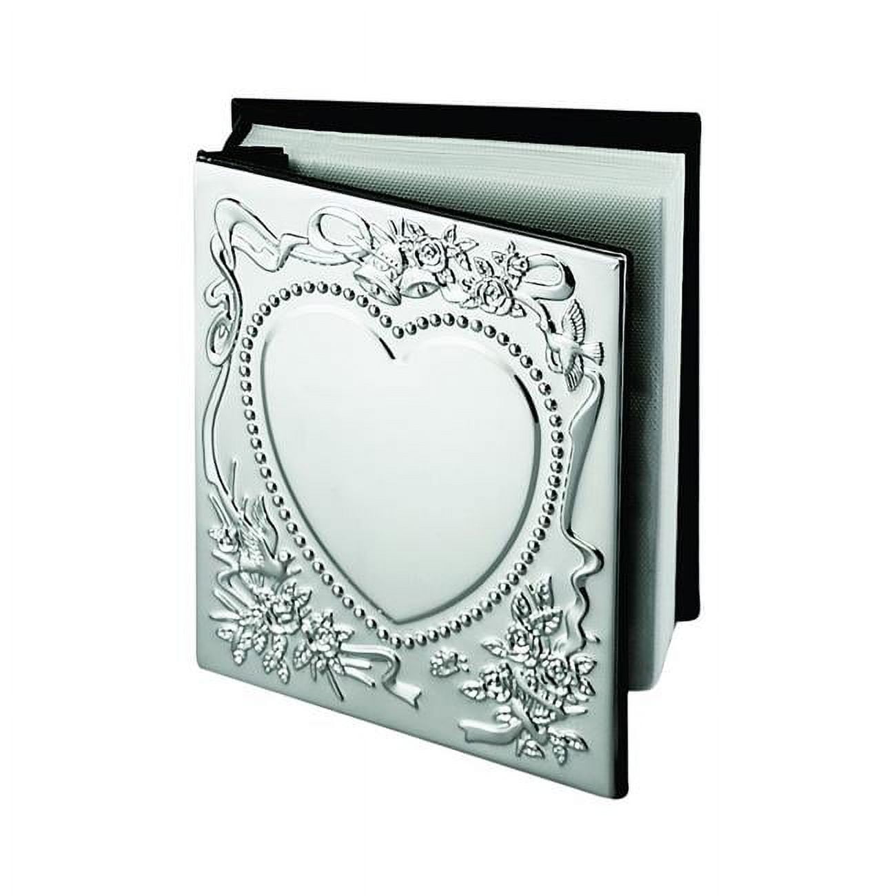 Picture of Creative Gifts International 024404 4 x 6 in. Nickel Plated Holds with 100 - Sweetheart Album