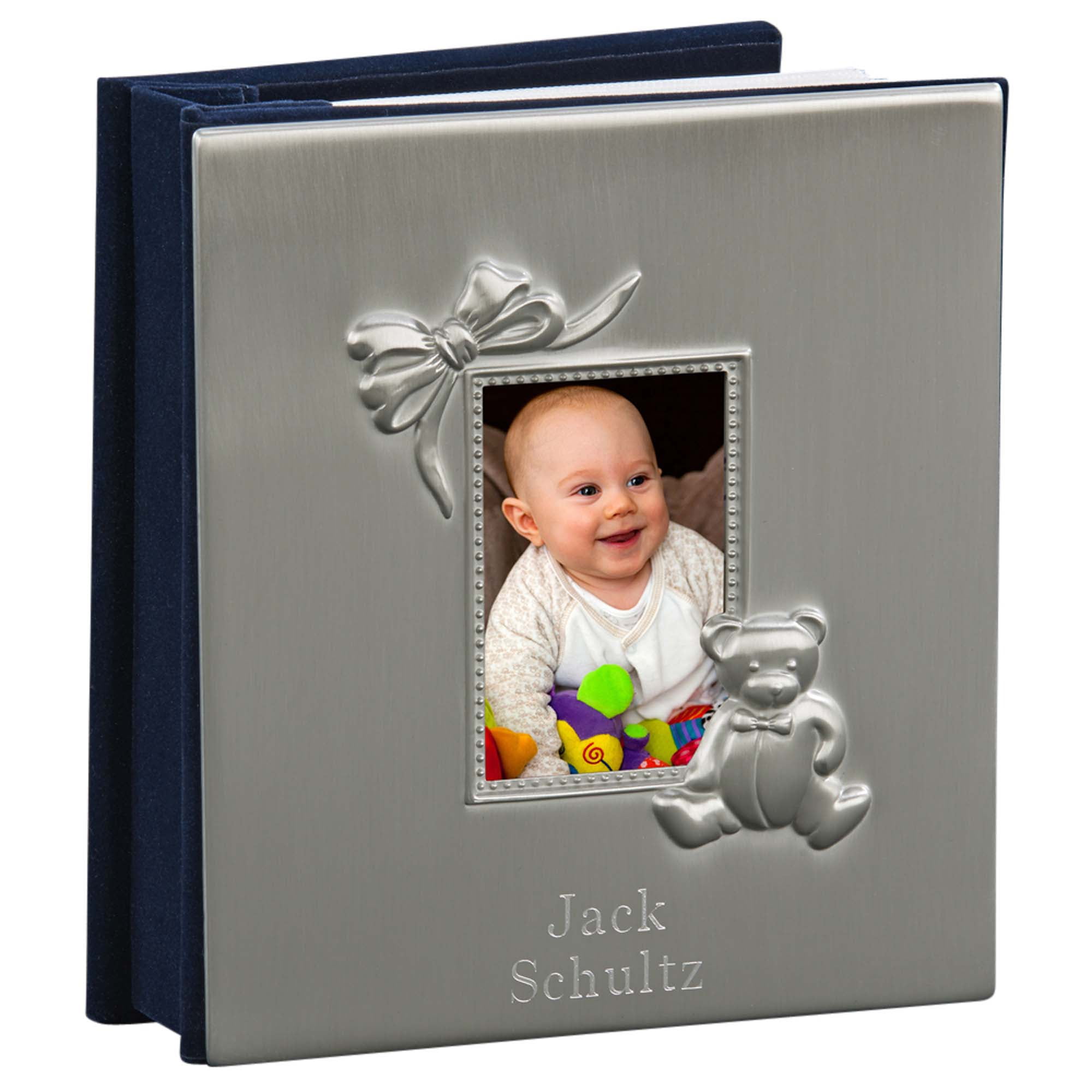 Picture of Creative Gifts International 024419 4 x 6 in. Pewter Finish Holds with 100 - Baby Album