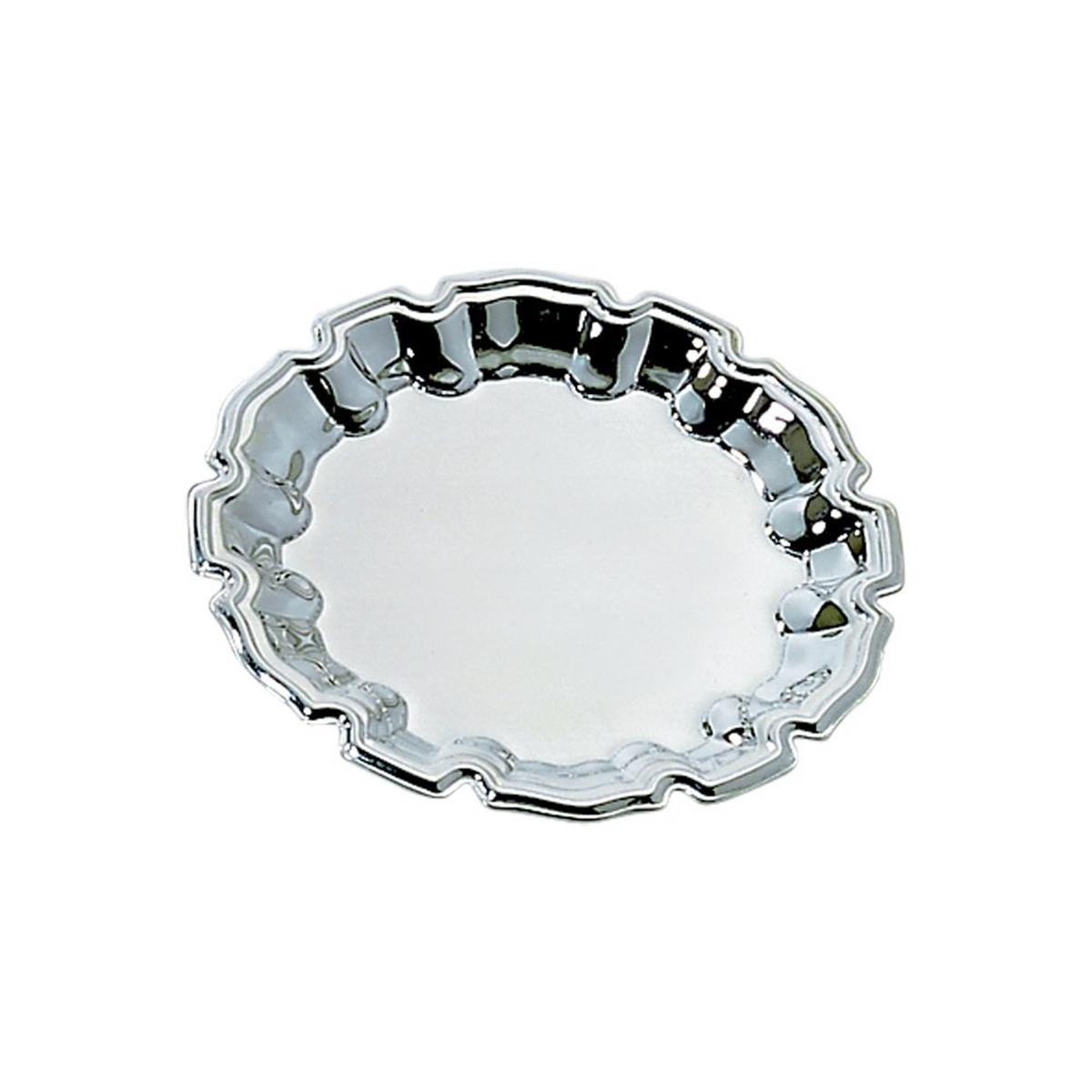 Picture of Creative Gifts International 025101 7 in. Stainless Steel Chippendale Tray