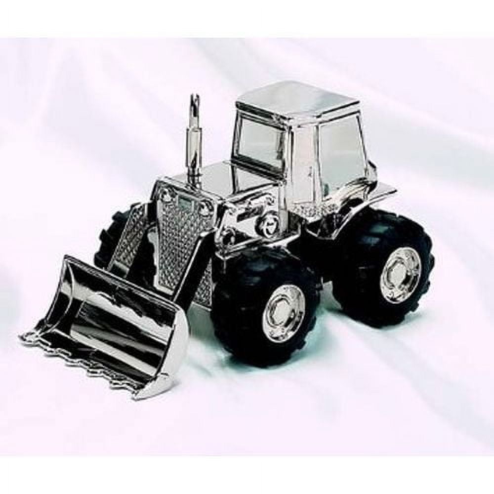 Picture of Creative Gifts International 026671 3.25 x 3 x 5.5 in. Front Loader Bank - Nickel Plated