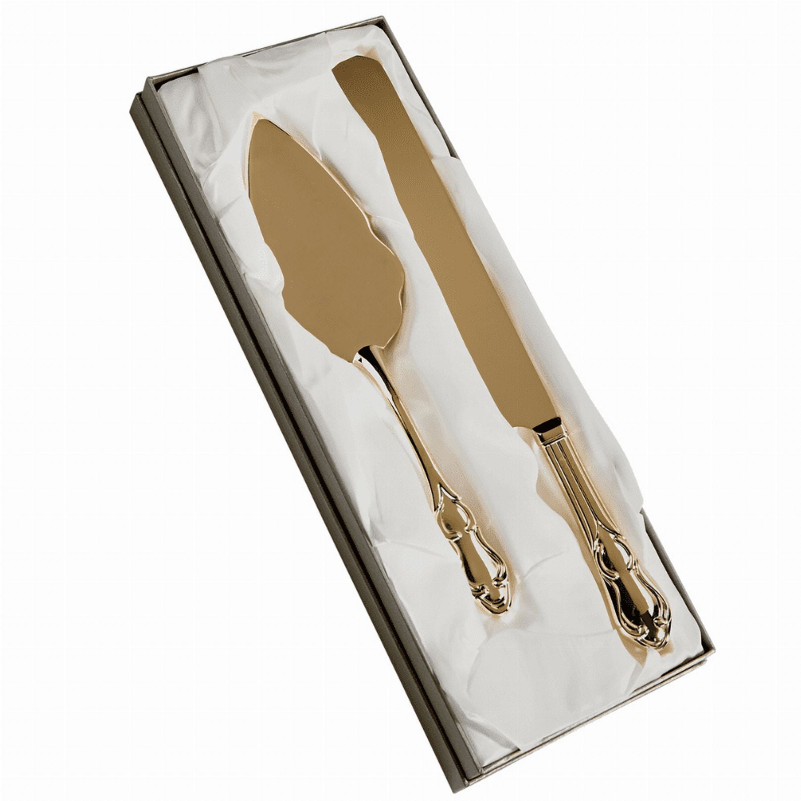 Picture of Creative Gifts International 045592 14.25 in. Long Cake Knife & Server Set Knife