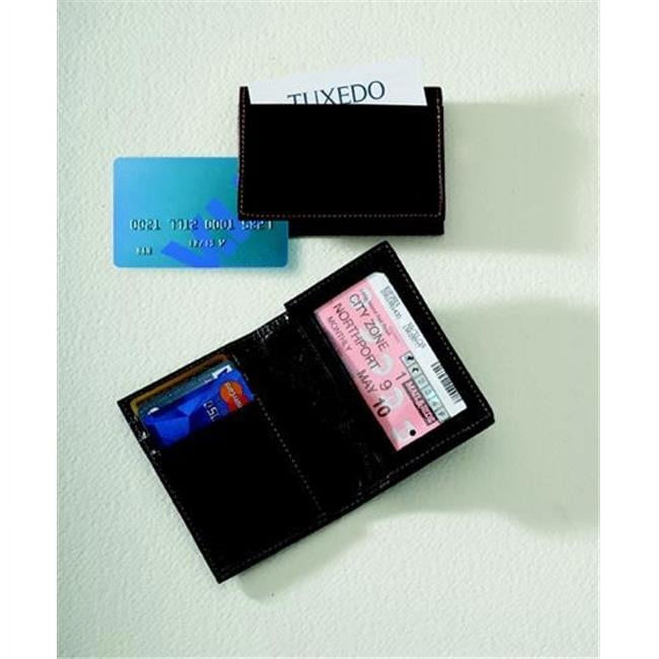 Picture of Creative Gifts International 056545 4 in. Long Expanding Card Case&#44; Black